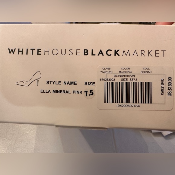 NWT Pink Closed Toe Pumps Size 7.5 - Picture 6 of 7